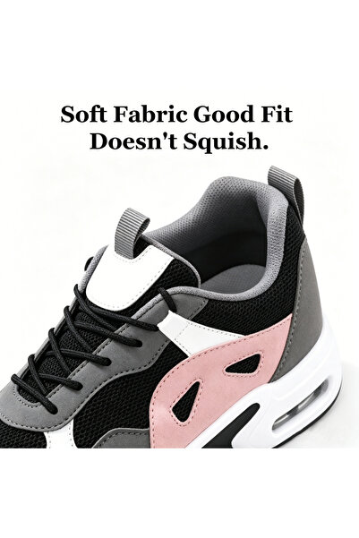 SOSENFER Women's Athletic Shoes, Breathable Low-top Soft-soled Women's Athlet...