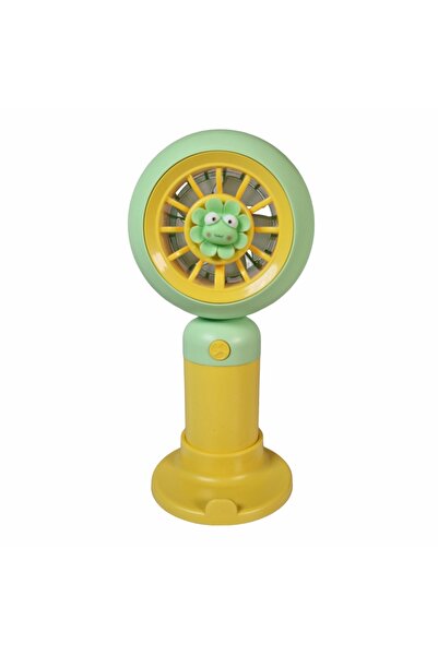 Naimeed Company Ventilator, cu baterie, Naimeed D5832, USB, Galben, 80x150x57mm