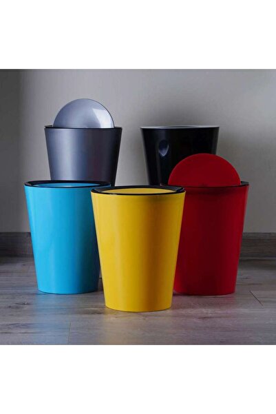 PAN HOME Essential Waste Bin W/lid 8.5l - Blue