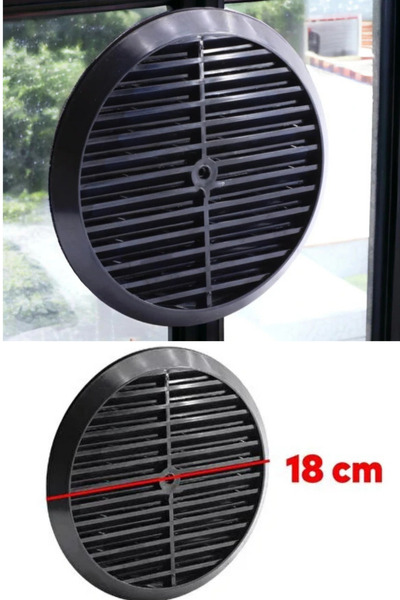BULİTRA Su Armatürleri Natural Gas Combi Ventilation Round Kitchen Glass Vent...