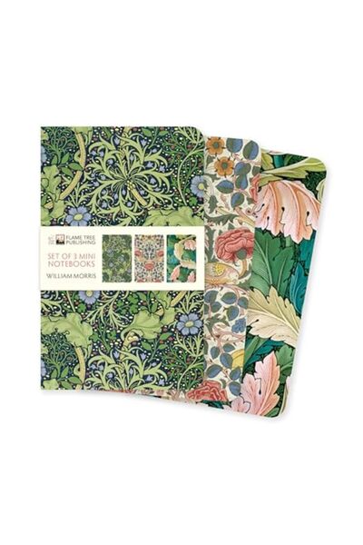Flame Tree Publishing William Morris Mini Notebook Collection