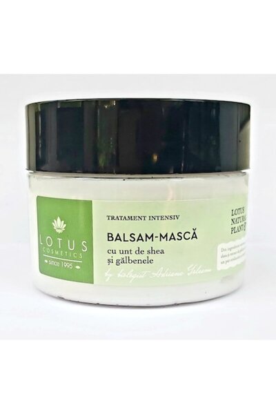 Lotus Natural Plant Balsam de păr - mască cu unt de shea și gălbenele 200ml