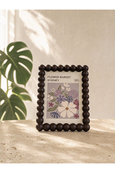 Mapa Home FLORA Ahşap Boncuk Detaylı Çerçeve Flower Market Sydney 13x18 cm