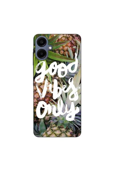 OEM Husa compatibila cu Samsung Galaxy A06 Silicon Gel Tpu Model Good Vibes Only