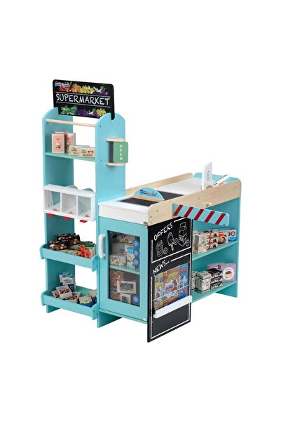 Klein Set supermarket din lemn, Klein, Shopping Center, 58 piese