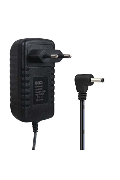 WEKO WK-28508 9 Volt - 2 Amper 3.5*1.35 Mm Uçlu Yerli Üretim Priz Tipi Adaptör