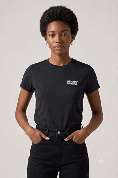 Levi's Γυναικείο Μαύρο Basic T-Shirt 17369-2933