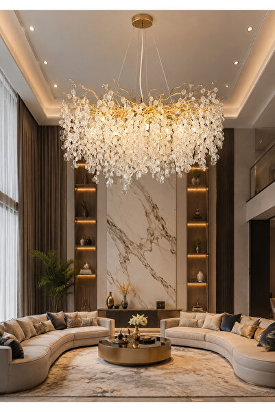 Grecia Luxury Crystal Chandelier for Large Halls and Reception Rooms 80cm + L...