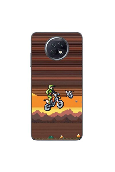 OEM Θήκη συμβατή με Xiaomi Redmi Note 9T Σιλικόνης Gel TPU με σχέδιο Pixel Ar...