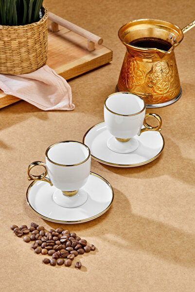 Cooker Zenora 2-Person 90 ml Porcelain Coffee Cup Set Ckr4527