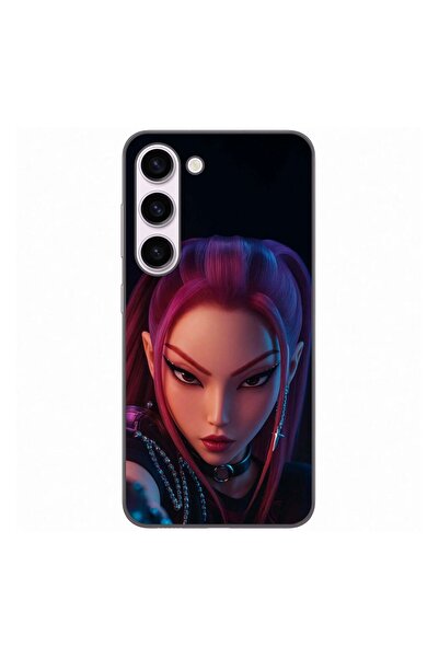 OEM Husa compatibila cu Samsung Galaxy S23 Silicon Gel Tpu Model KPop Demon H...