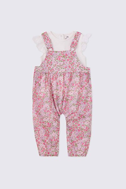Panço Liberty Fabric Newborn Pink 2-Piece Set