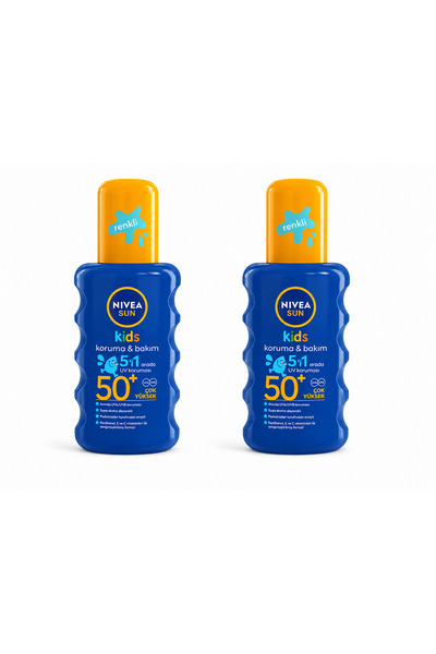 Nivea Sun (50Spf+) 50 Factor Protection Kids Sunscreen Set of 2 for Children