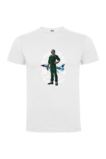 iLovePrints Retro Jet Pilot Fantasy Tshirt