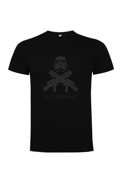 iLovePrints Gun-Helmet Trooper Empire Tshirt