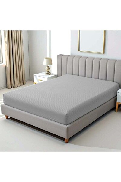 Hotel Linen Klub 1-Piece Stripe Fitted Sheet- Luxury Hotel Collection, 100% P...