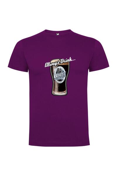 iLovePrints White Table Beer Ad Tshirt