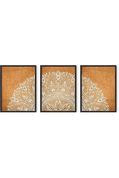 ESSESORIES Bohemian Gold Mandala Boho Morrocan Picture Boho Aesthetic Poster ...