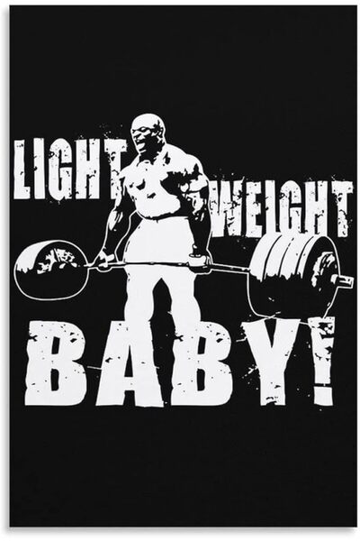ESSESORIES Ronnie Coleman Bodybuilder Light Weight Baby Aesthetic Poster Wall...