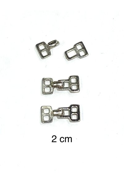 karantuhafiye Agrafă metalică pentru vestă / Agrafă metalică / Argintiu / Dimensiune mini 3 bucăți