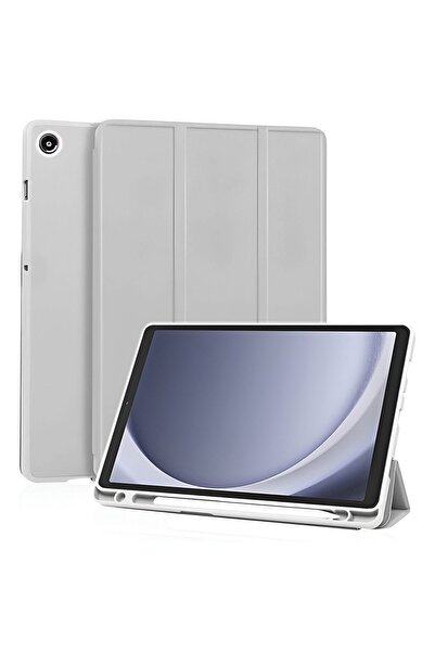 Techsuit Flex Trifold (με θήκη για μολύβι) - Samsung Galaxy Tab A11 / A9 - Γκρι