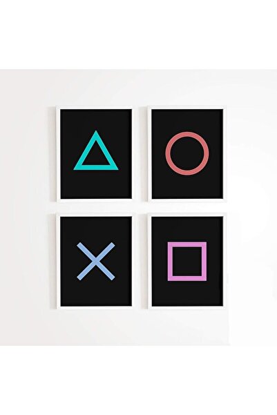 ESSESORIES Game Xbox Playstation Gaming 4 Gamer Video Poster Wall Art Set of ...