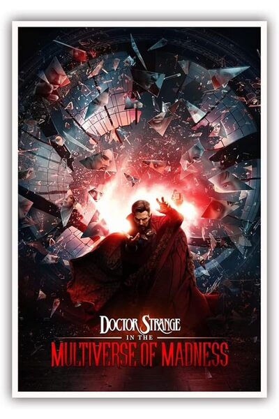 ESSESORIES Sennjart Dr Strange Multiverse Madness on Doctor Movie Poster Wall...