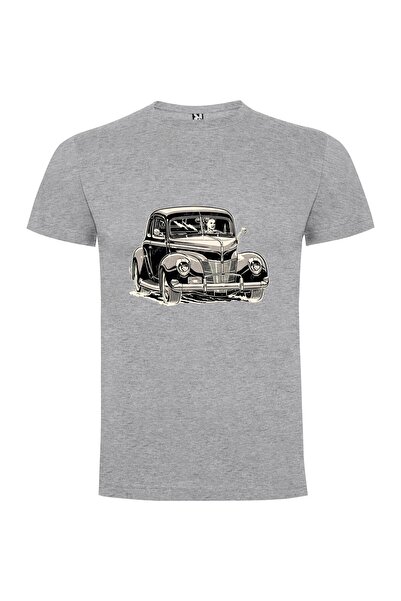 iLovePrints Vintage Vroom Illustration Tshirt