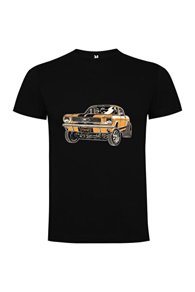 iLovePrints Hyper Real Mustang Illustration Tshirt