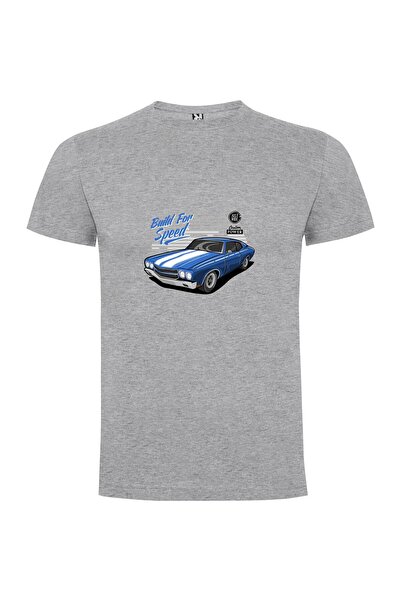 iLovePrints Blue Muscle Speedster Tshirt