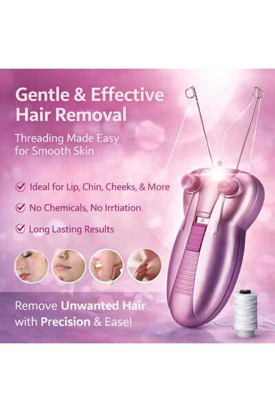 iqraafashion Browns Hair Remover Threading Device for Face and Body Model 2777