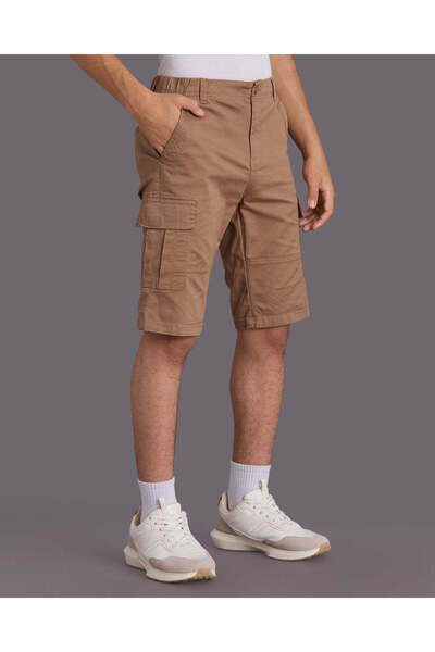 REDTAG Senior Boys Beige Twill Cargo Pants