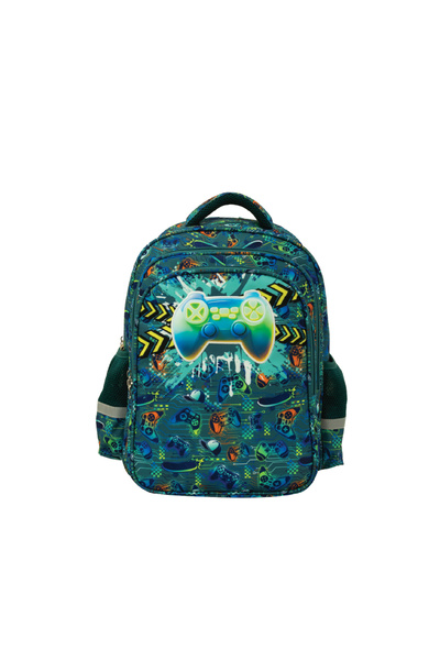 Moon Kids Backpack - (16-Inch) Premium Kids School Bag - Green