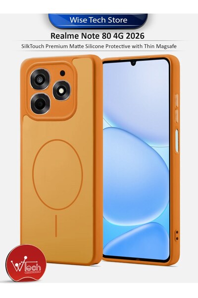 Wtech Realme Note 80 4G 2026 SilkTouch Premium Matte Silicone Protective with...