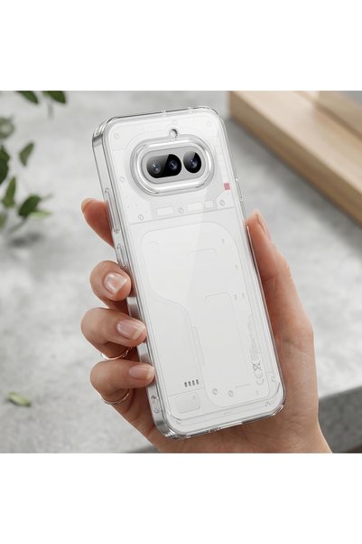 CaseOnn حافظة هاتف Nothing Phone (4a) مع حماية للكاميرا، غطاء خلفي شفاف ممتص ...