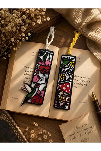 PickyTidy Özel Tasarım, Katmanlı Kitap Ayracı 2’li set