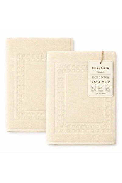 Bliss Casa - Bath Mats (2 Pack, 50 x 90 cm) - 1000 GSM Super Soft Absorbent F...