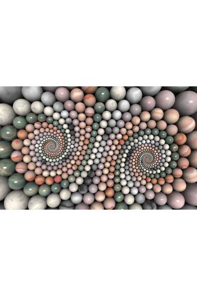 Persona Tablou Canvas, Iluzie Optica 3D Cu Bilute- 100 X 70 cm