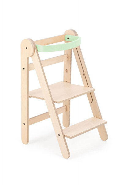 MAMATOYZ Turn de invatare pliabil Learning Tower din lemn, Verde