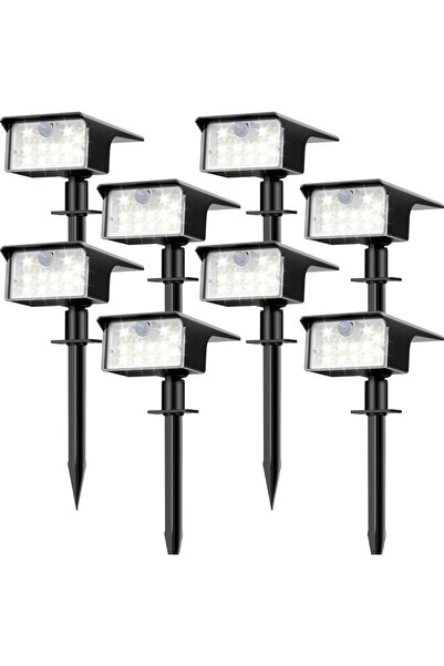 Choice3 0-5W 8PACK-cold white Solar Spot Lights Outdoor Motion Sensor, [62 LE...
