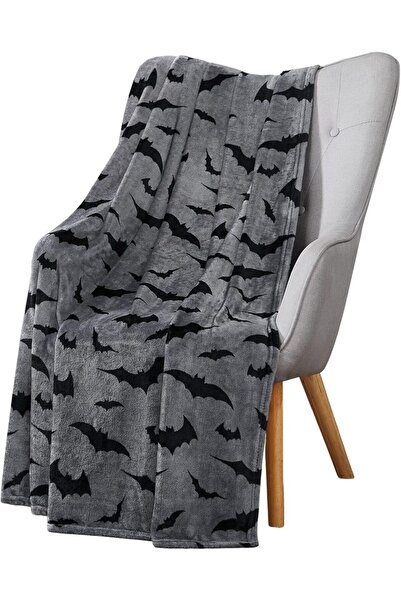 Choice 70x100cm TY02 1PC Gifts Blanket Black Bats Printed Flannel Blanket Per...
