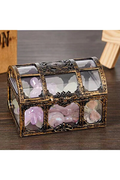 Choice 1 PC 1PC Plastic Transparent Pirate Treasure Box Crystal Gem Jewelry B...
