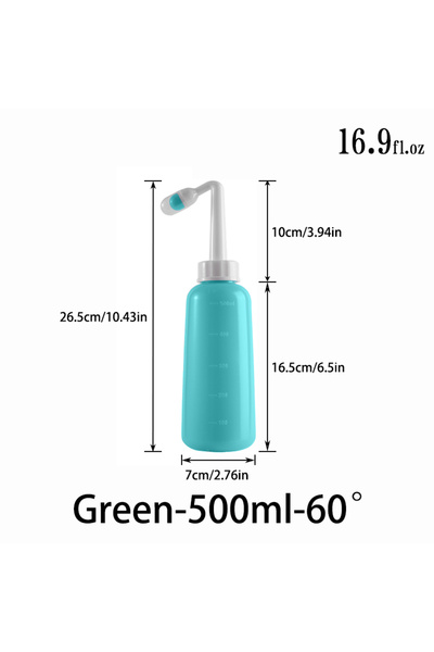 choice2 Green-500ml-60 Manual Ear Wax Removal Kit Portable Ear Irrigation Cle...