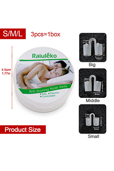 Choice 1 Box S M L 1 Box Anti Snoring Nasal Dilator Nose Clip Anti Snore Stop...