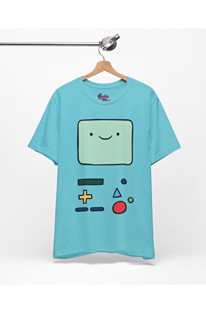 Köstebek Adventure Time Beemo Bmo Cartoon T-Shirt
