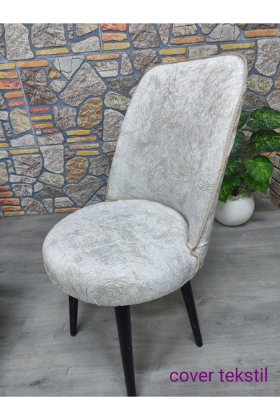 COVER TEKSTİL sandalye kılıfı RETRO KADIFE SANDALYE KILIFI ÖRTÜSÜ