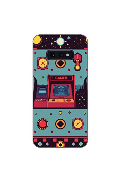 OEM Husa compatibila cu Samsung Galaxy S10e Silicon Gel Tpu Model Gamer Arcad...