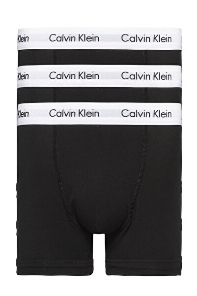 Calvin Klein Men's Brand Logo Elastic Band Black Boxer Suitable for Daily Use...