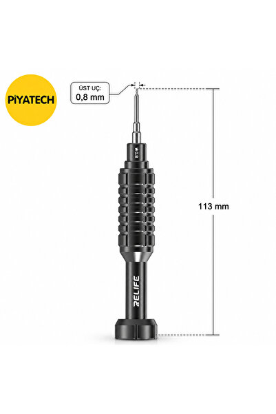 PİYATECH RL-730 Profesyonel Pentalobe 0.8mm Hassas Cep Telefonu Tamir Tornavi...