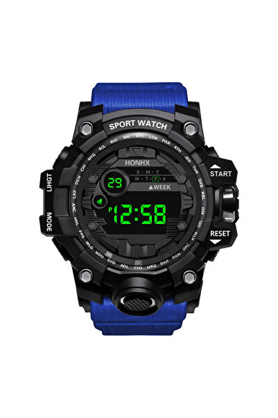 Choice7 Y12-Blue YIKAZE Y12 Men's Sports Watch Waterproof Luminous Men Sport ...